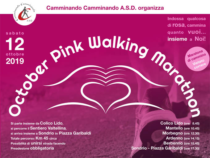 October Pink Walking Marathon