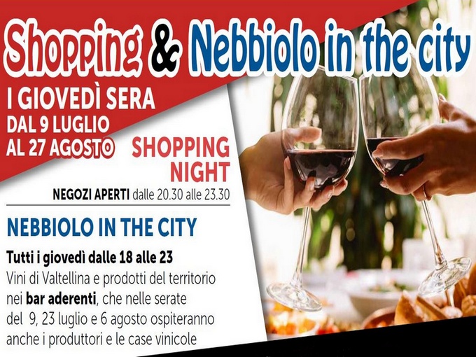Shopping e Nebbiolo in the city