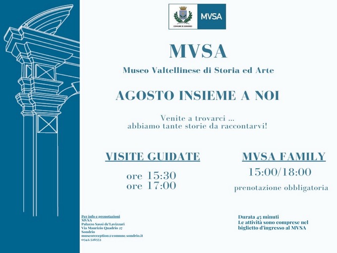 MVSA visite in agosto