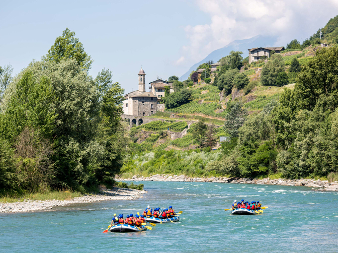 Rafting und Kanufahren