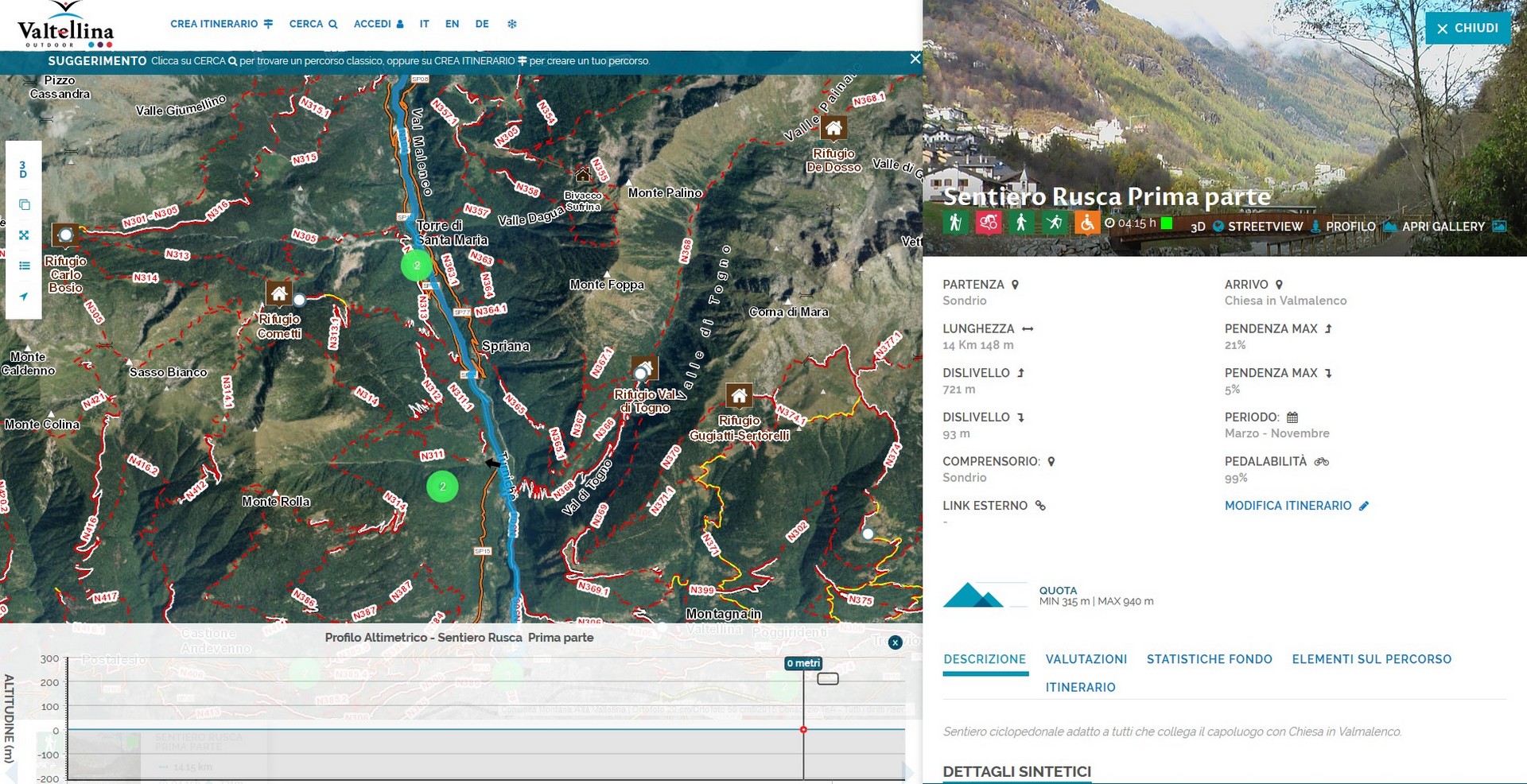 Trekking e passeggiate