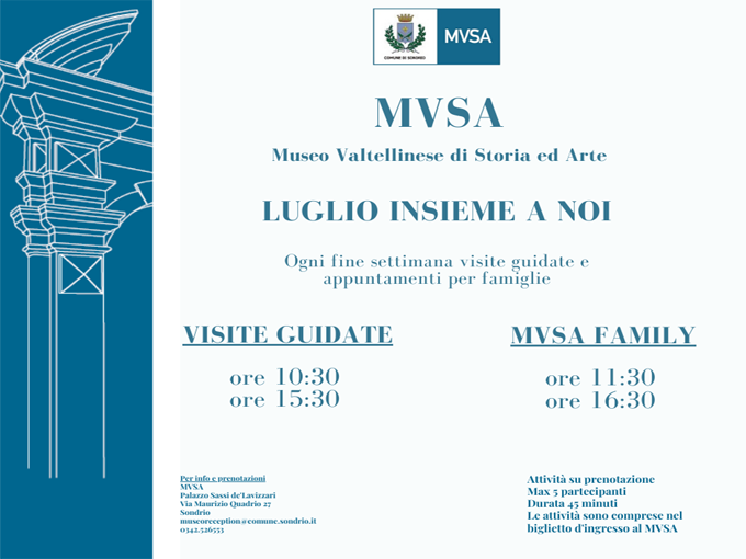 MVSA Luglio insieme a noi