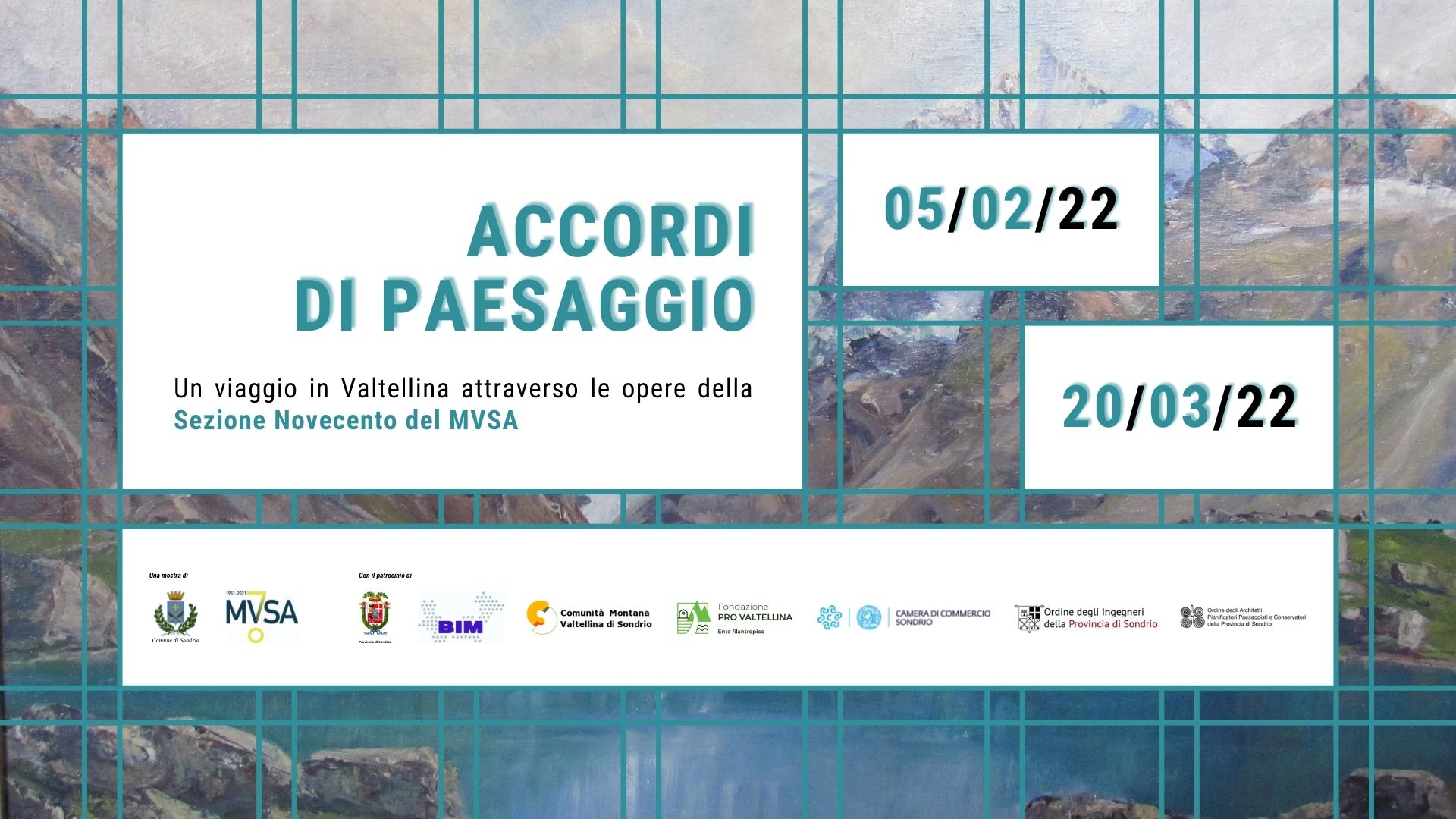 Accordi di paesaggio. Un viaggio in Valtellina attraverso le opere della Sezione Novecento del MVSA.
