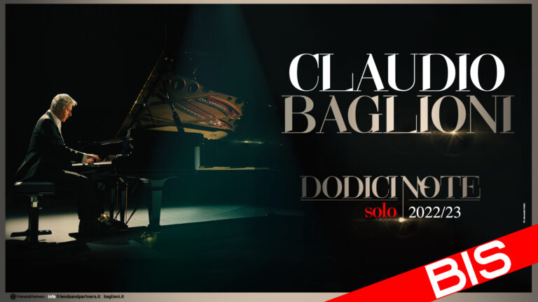 Claudio Baglioni Teatro Sociale