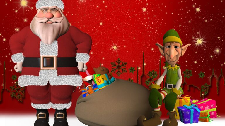 Elfo e Babbo Natale