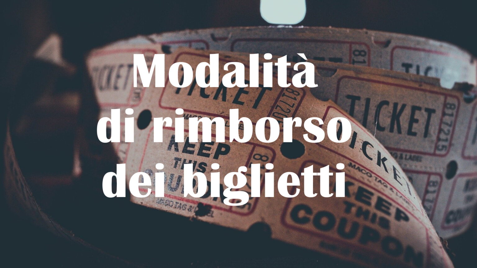 Rimborso biglietti