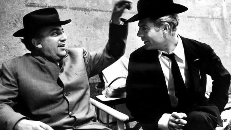 Fellini e Matroianni