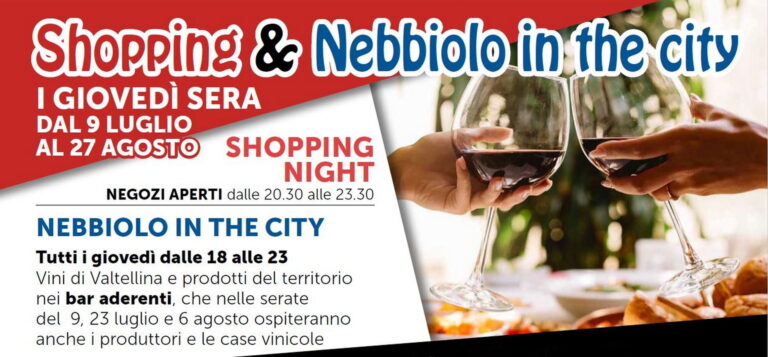 Shopping e Nebbiolo in the city